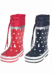 Playshoes Spotty Wellies