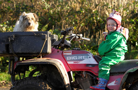 On the bike