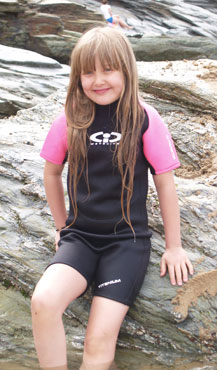 Grace in CIC wetsuit