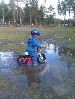 Mud biking