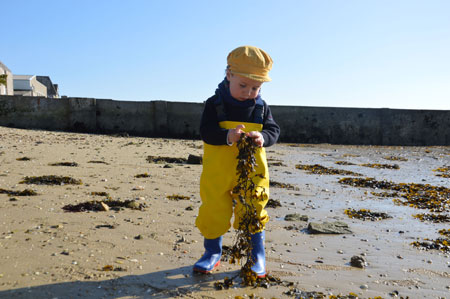 Beachcombing in Waterproof World waders