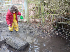 This is a brilliant puddle!