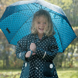 Girls Spotty Rain Coat by Playshoes