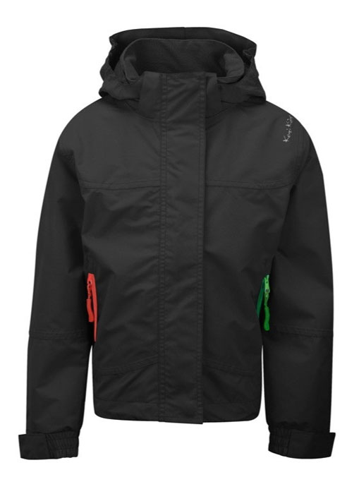 Waterproof & Breathable Jacket By Kozi Kidz in Black